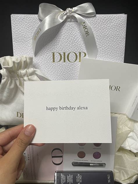 dior birthday card|christian dior gift with purchase.